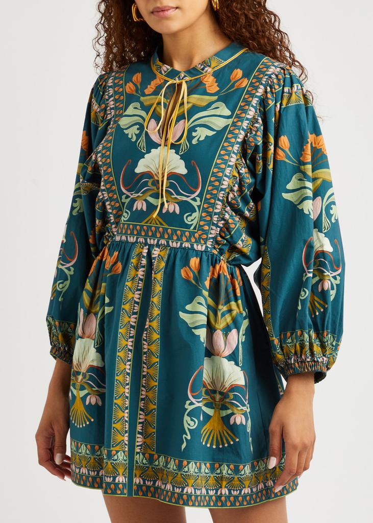 LUG VON SIGA Isla printed cotton mini dress