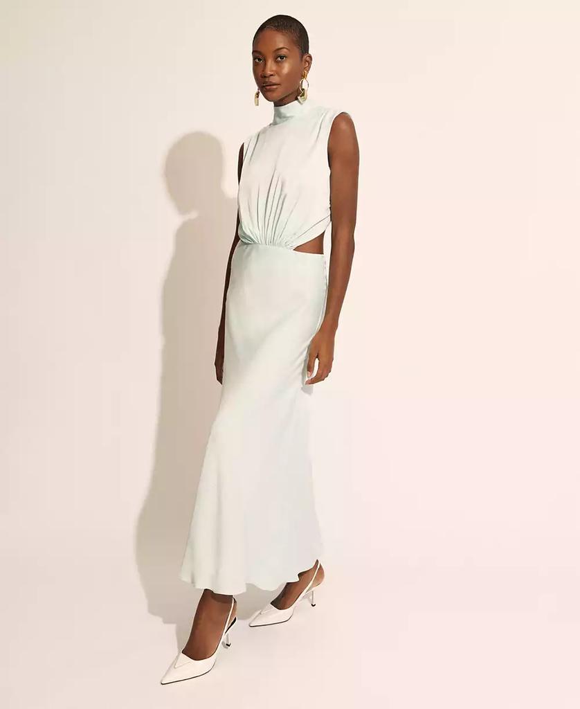 Bardot Women's Delphine High-Neck Cut-Out Maxi Dress