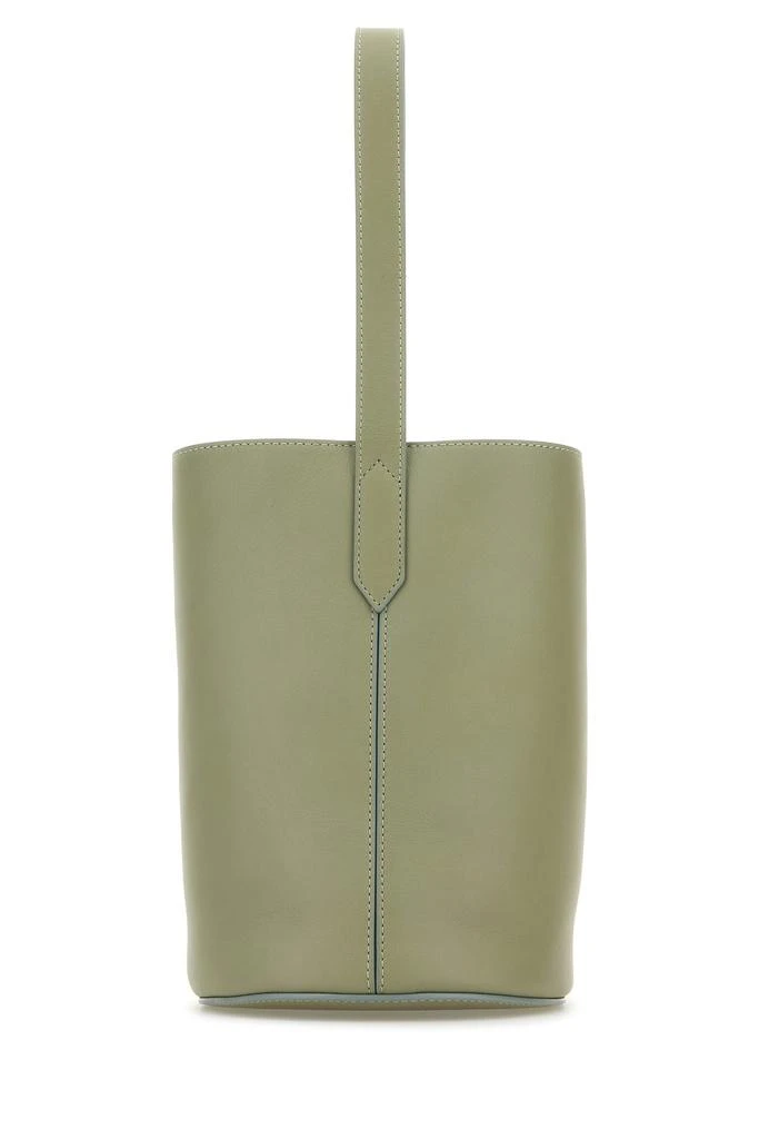 J&m Davidson Sage green leather Quiver nano bucket bag 2