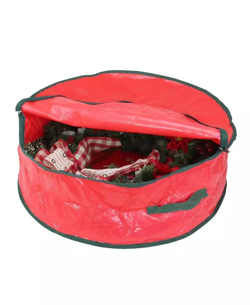 Northlight Christmas Wreath Round Storage Bag 2
