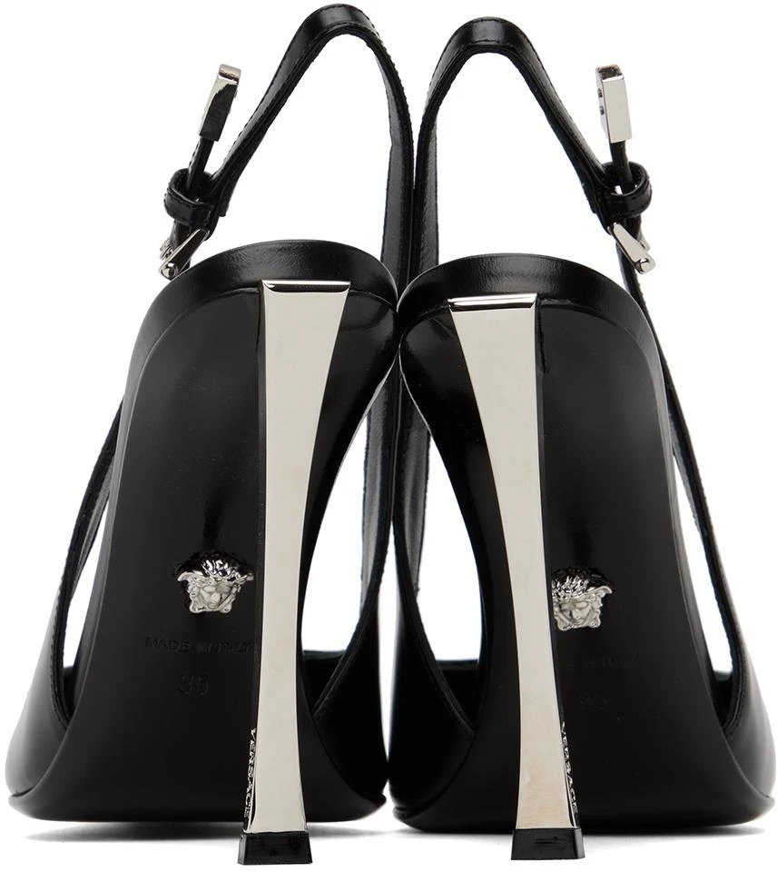 Versace Black Pin-Point Heels 2