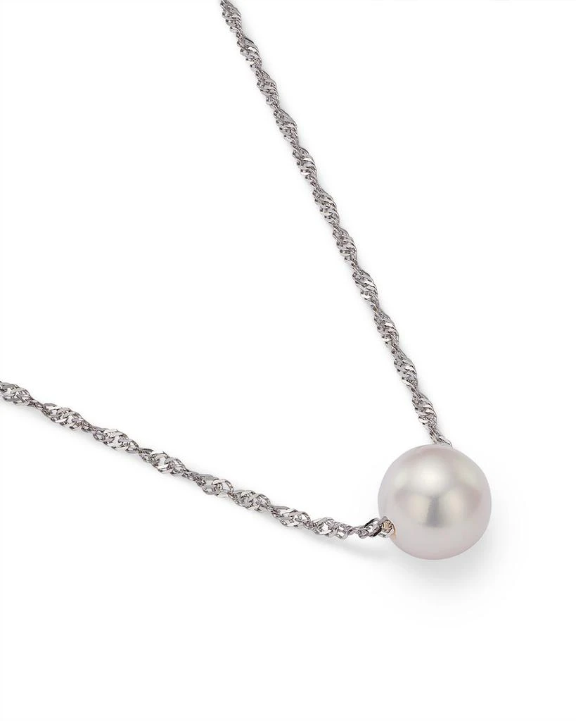 Bloomingdale
s Cultured Freshwater Pearl Floating Pendant Necklace in 14K White Gold, 18" 3