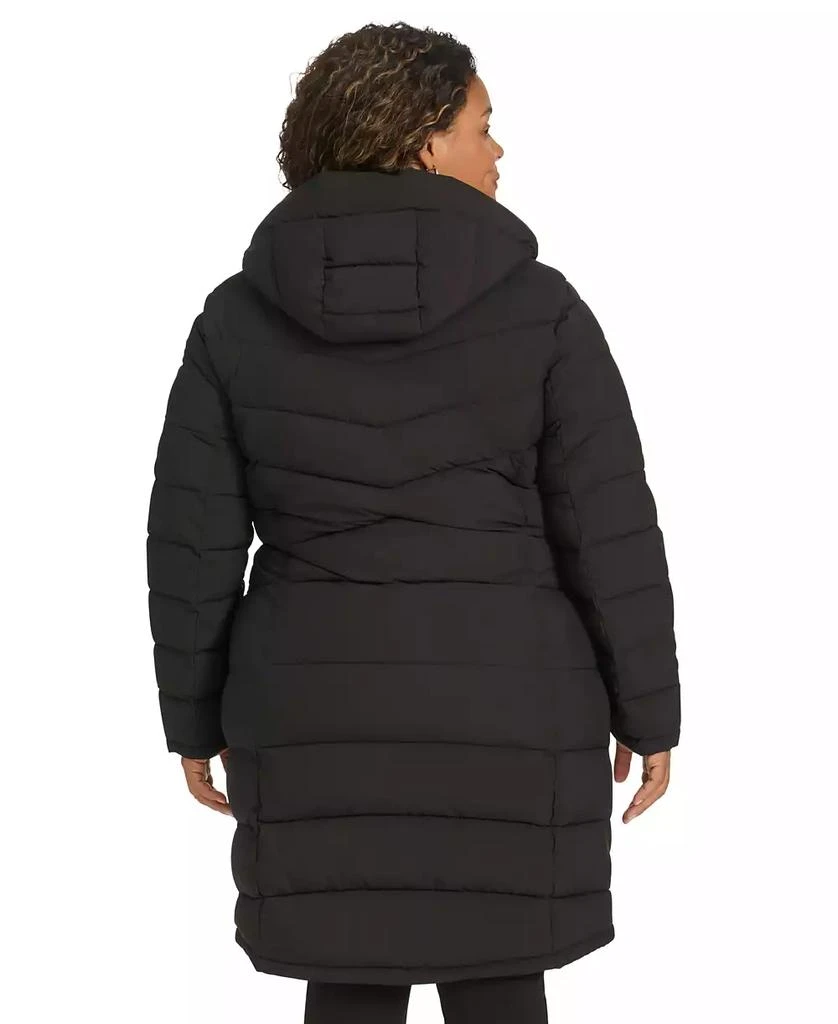 Calvin Klein Plus Size Hooded Zip-Front Puffer Coat 2