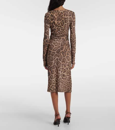 Stella McCartney Leopard-print midi dress 3