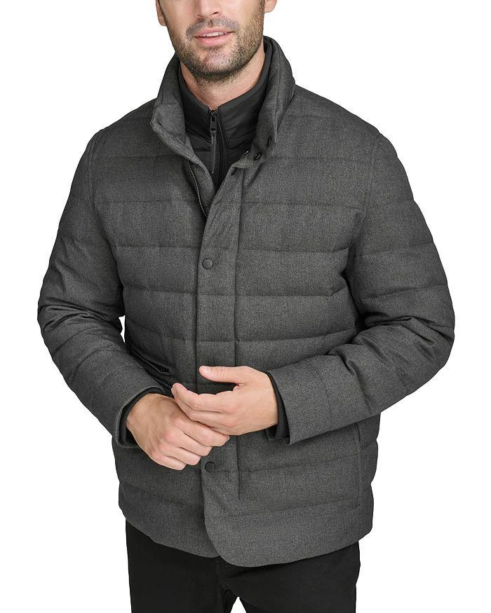Cole Haan Puffer Coat with Removable Bib 1