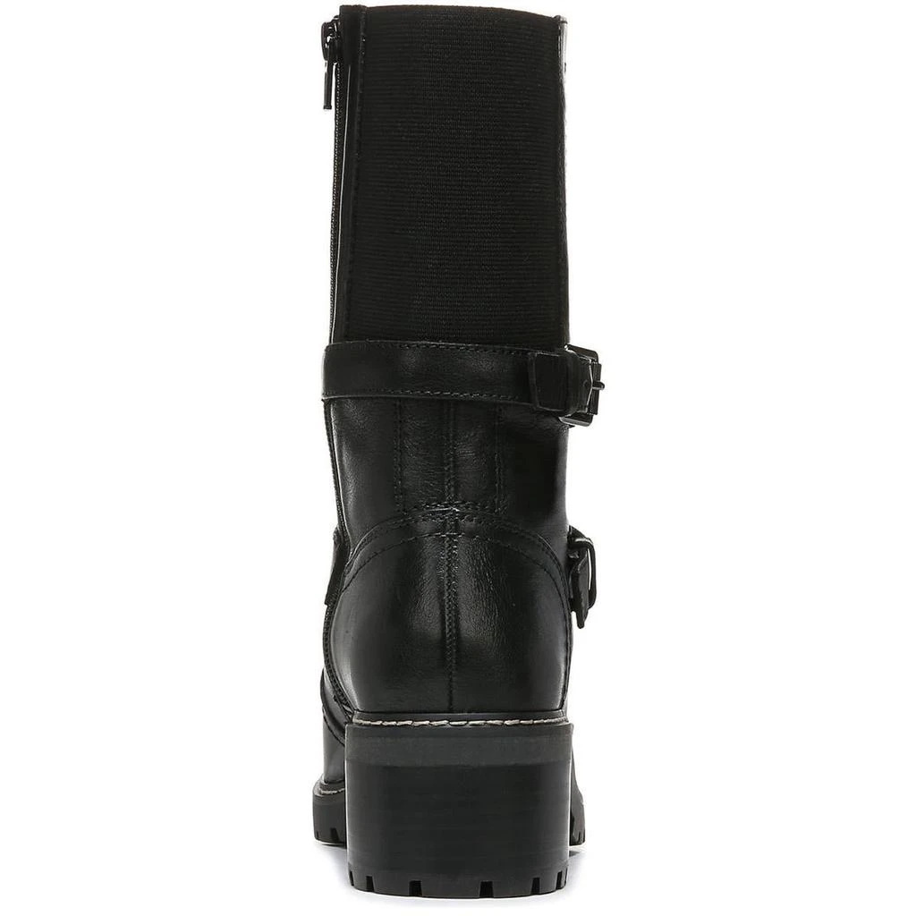 Naturalizer Talon Womens Leather Motorcycle Mid-Calf Boots 2
