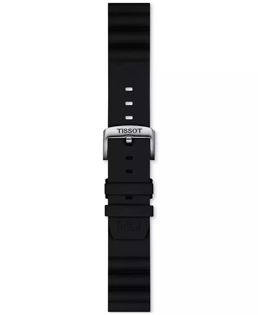 Tissot Official Interchangeable Black Silicone Watch Strap 1