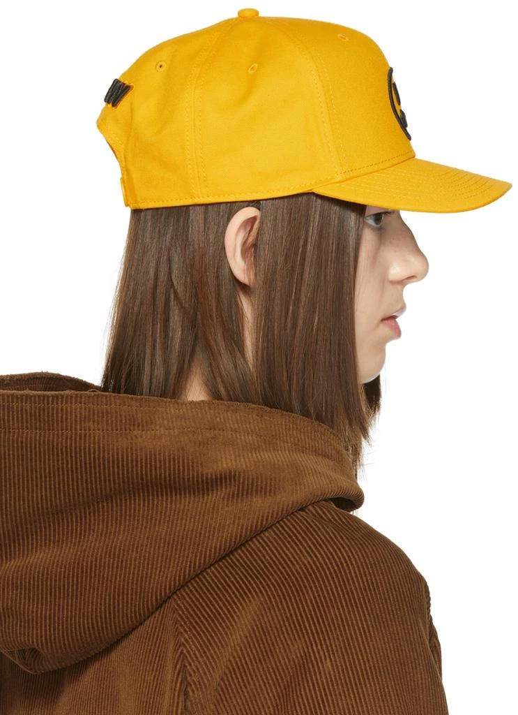 Drew House SSENSE Exclusive Yellow Painted Mascot Cap 3
