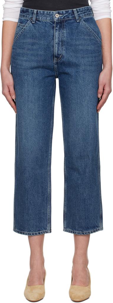 Nothing Written Blue Labo Straight Jeans