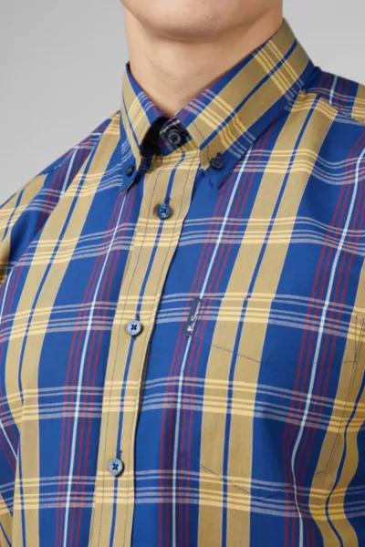 Ben Sherman Ben Sherman Irregular Check Short Sleeve Shirt