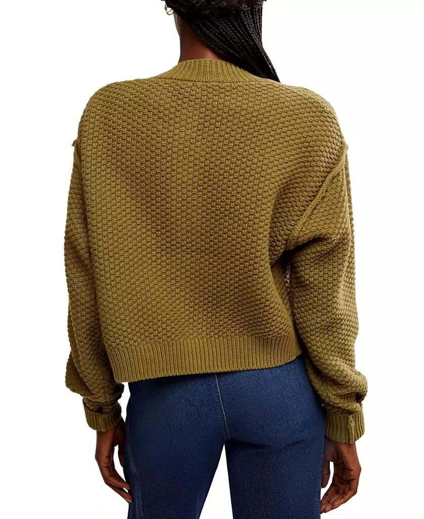 Free People Women's Lila Slouchy Cropped Cardigan 2