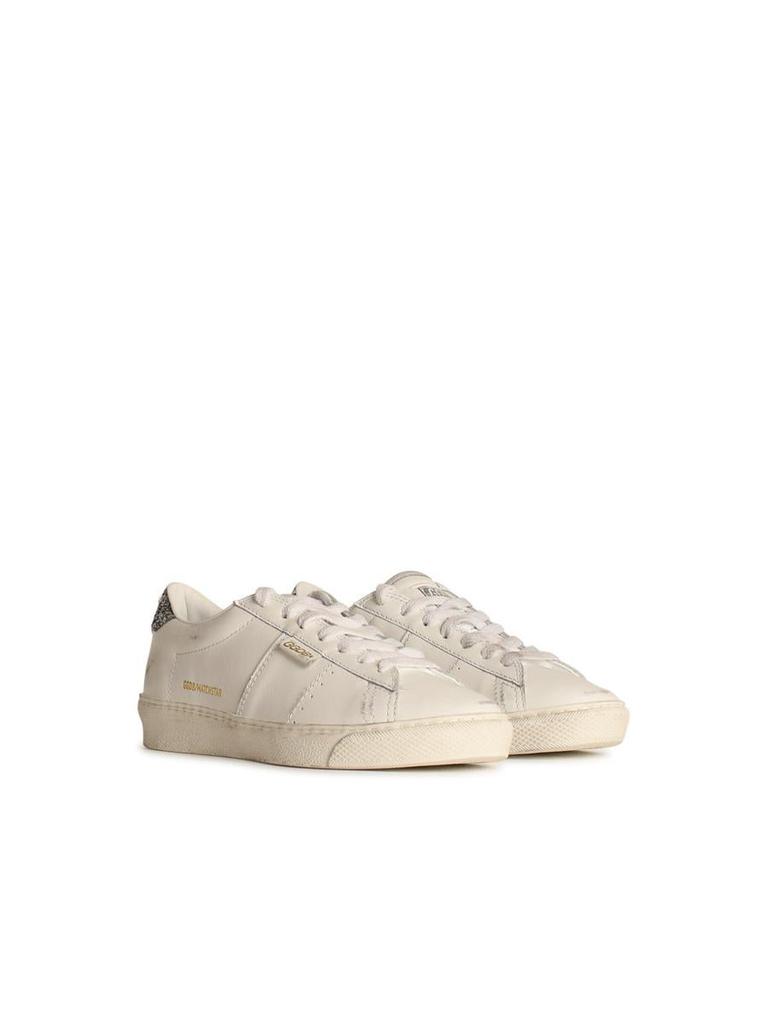Golden Goose Golden Goose 'Matchstar' White Leather Sneakers