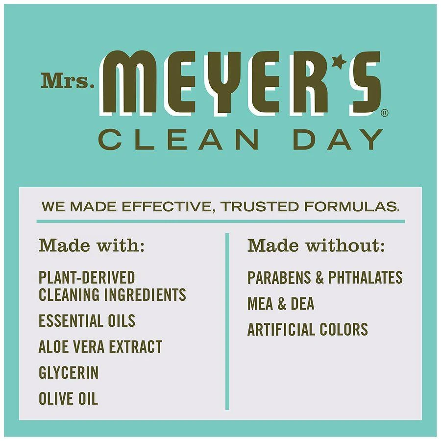 Mrs. Meyer's Clean Day Liquid Hand Soap Refill Basil 3
