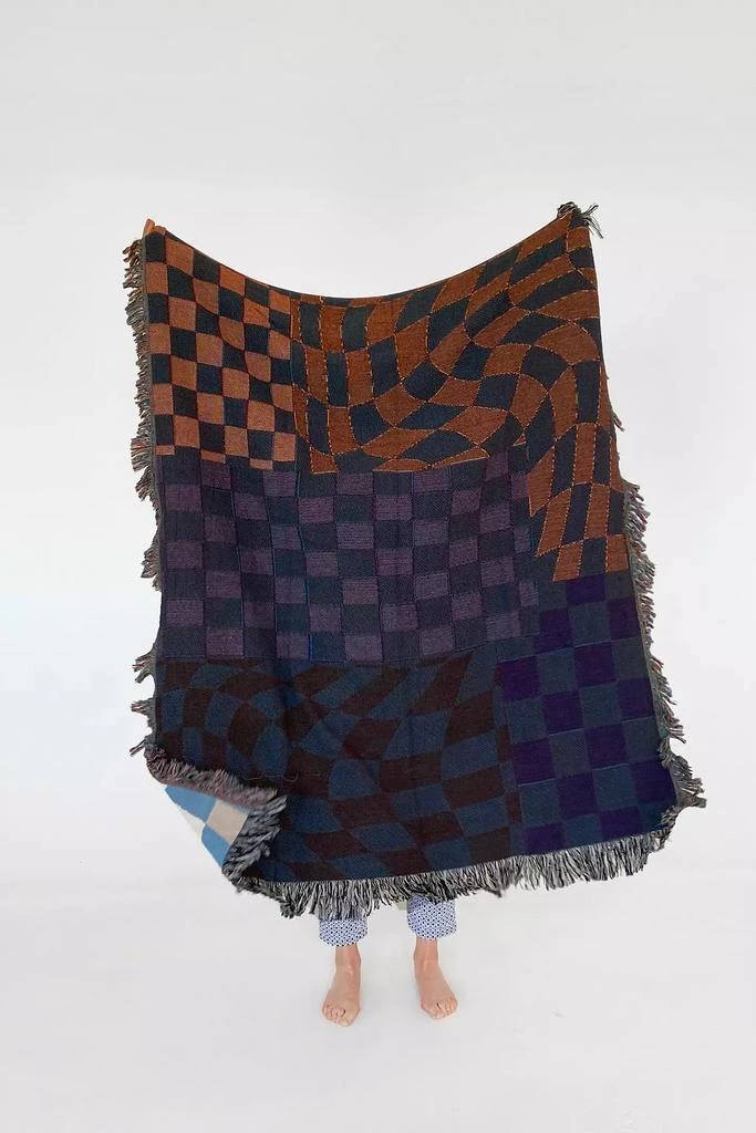 Clr Shop Clr Shop All Checks Out Woven Throw Blanket 2