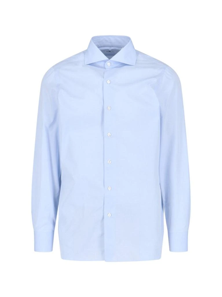 Finamore 1925 "Napoli" Shirt In Light Blue Giza 45 Egyptian 1