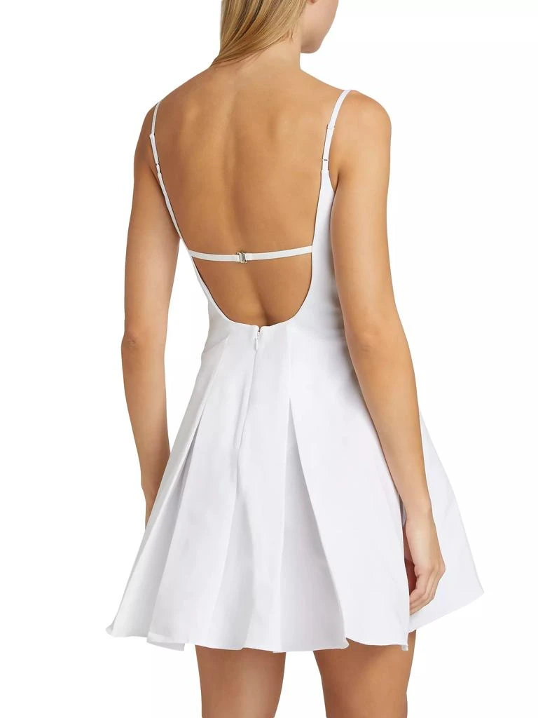 Staud Joli Pleated Minidress 5