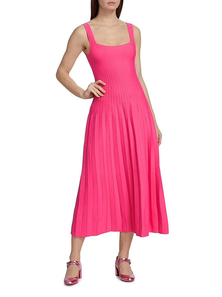 Staud Ellison Rib-Knit Sleeveless Midi-Dress 2
