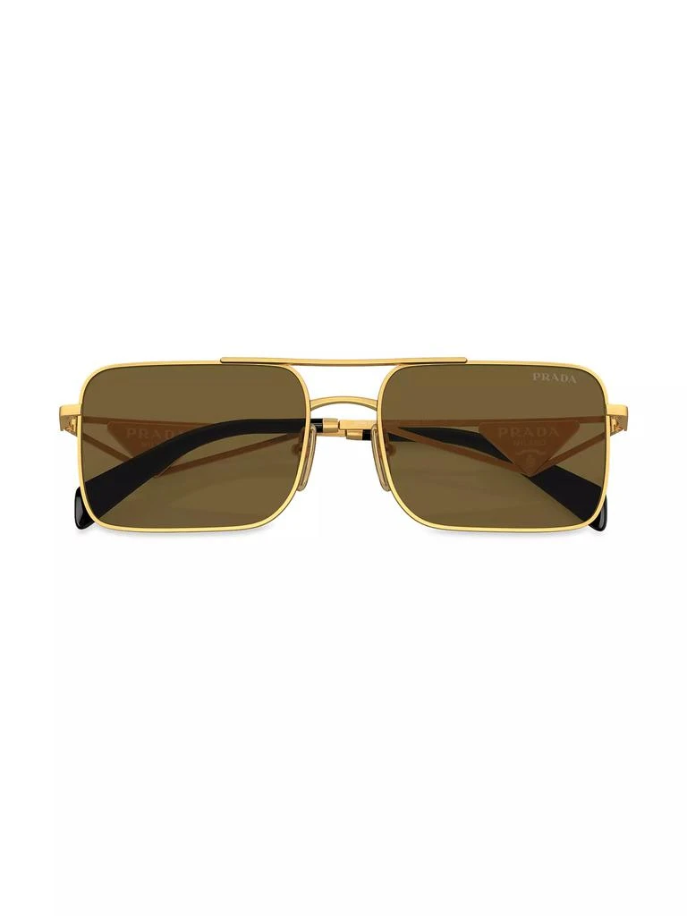 Prada A52S 56MM Rectangular Sunglasses 6