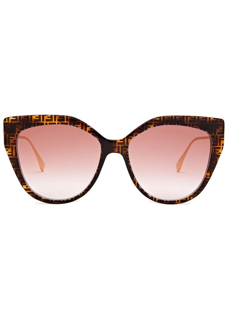 Fendi Baguette oversized cat-eye sunglasses 2