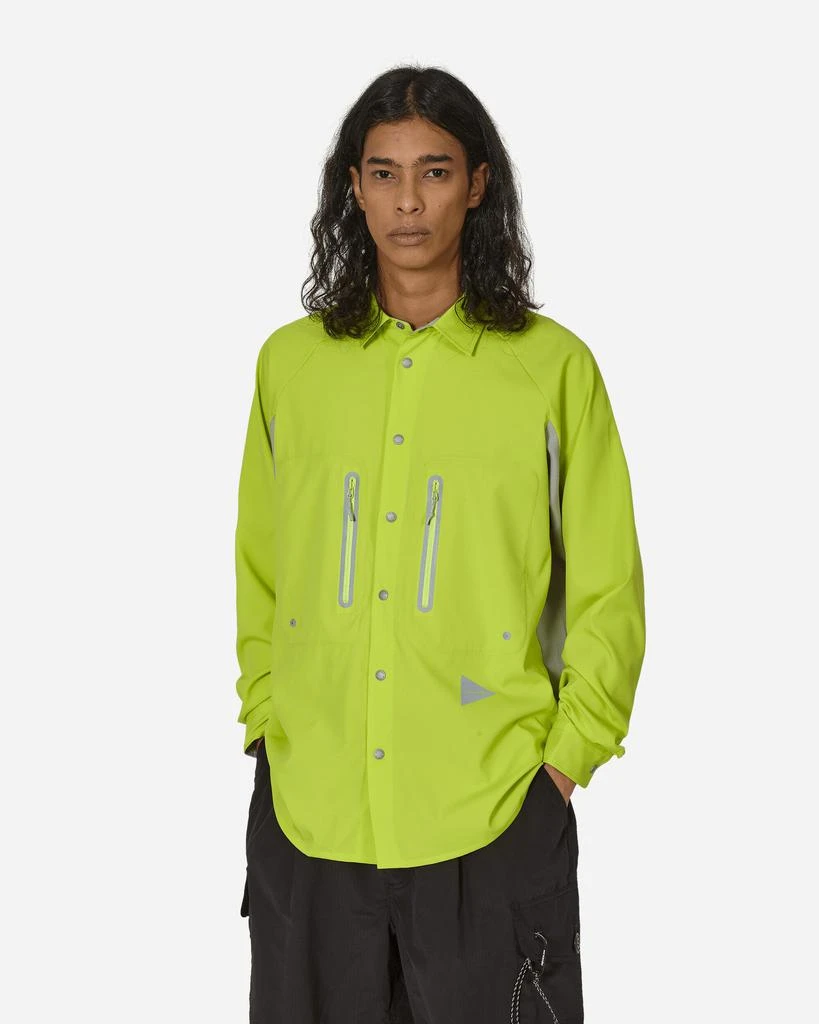 and wander Tech Longsleeve Shirt Yellow Green - Outdoor - BeyondStyle 