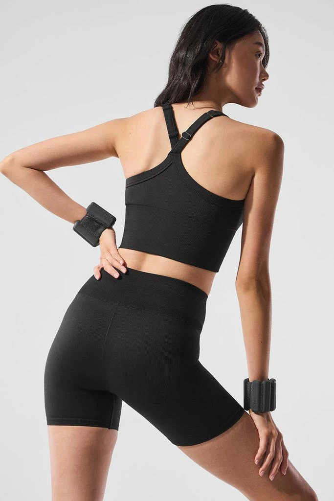 Alo Seamless Ribbed Favorite Bra Tank - Navy 6