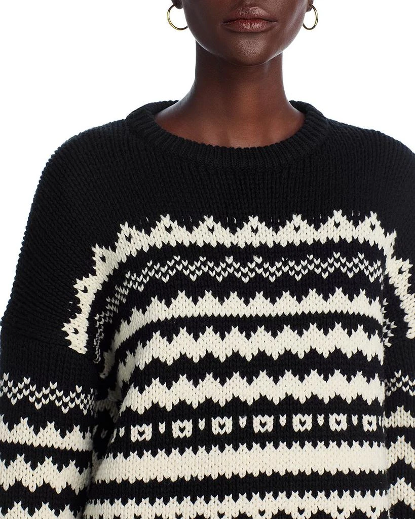 Velvet by Graham & Spencer Maywood Wool Blend Fair Isle Sweater 5