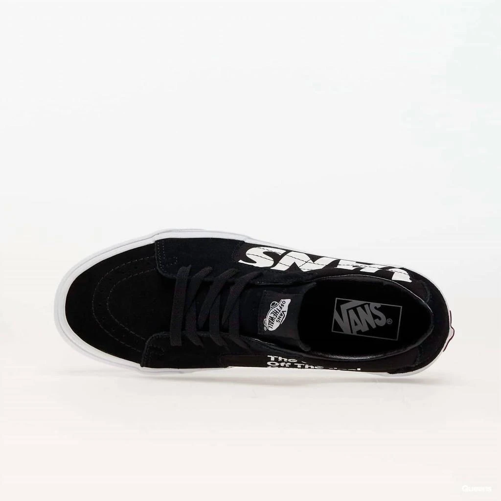 Vans Men's Sk8 Low Sneaker In Black/white 3