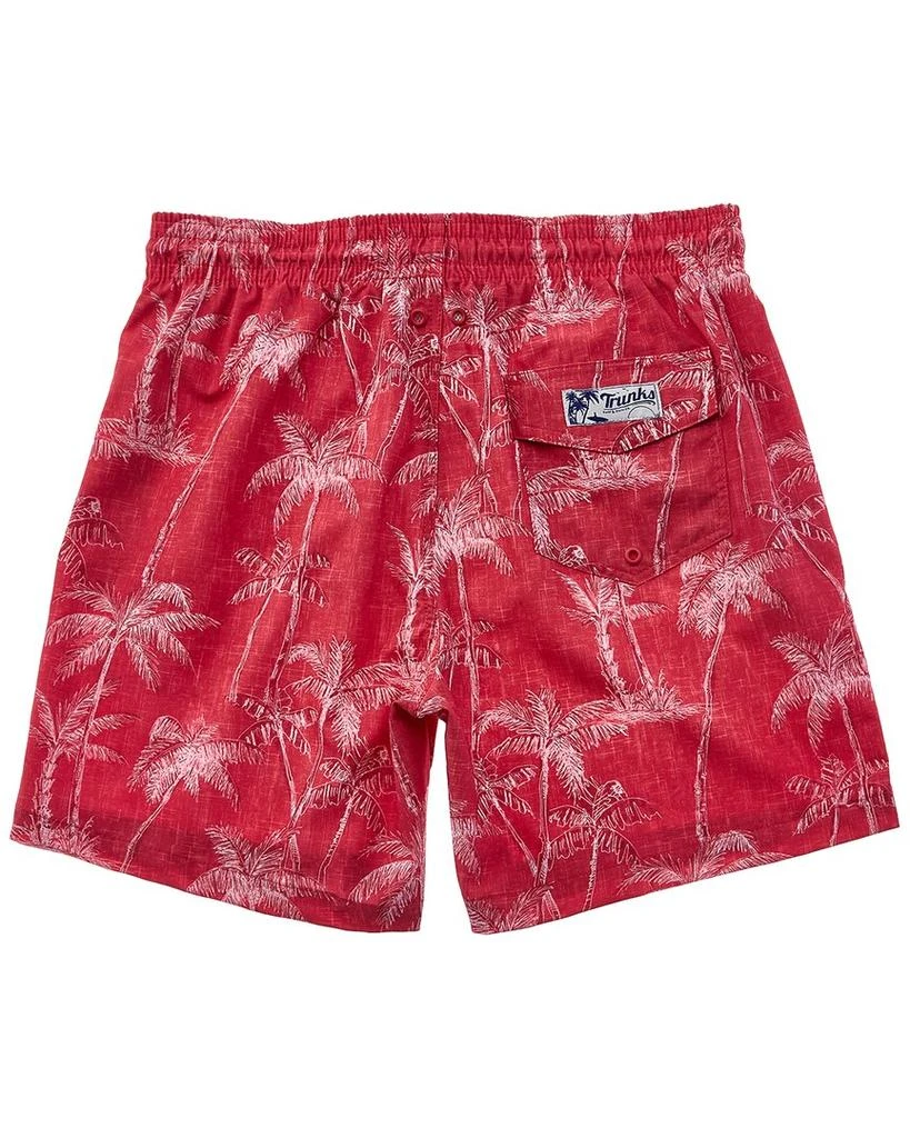 TRUNK Trunks Surf & Swim Co. Chambray Sketch Palms Sano Swim Short 2