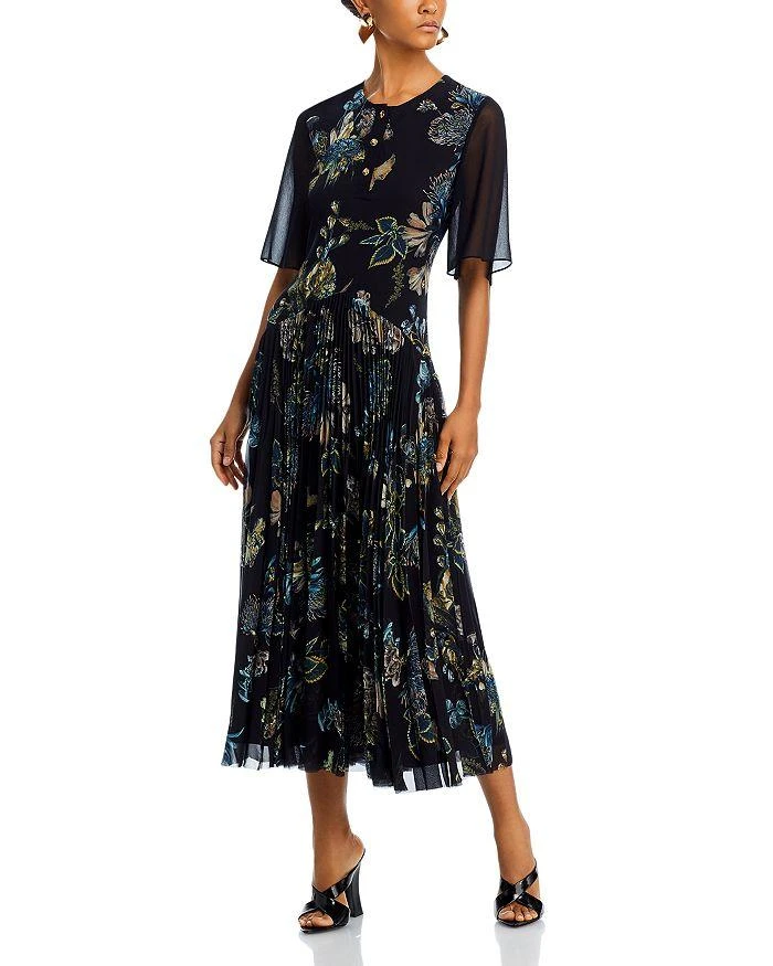 Jason Wu Forest Floral Dropped Waist Dress 1