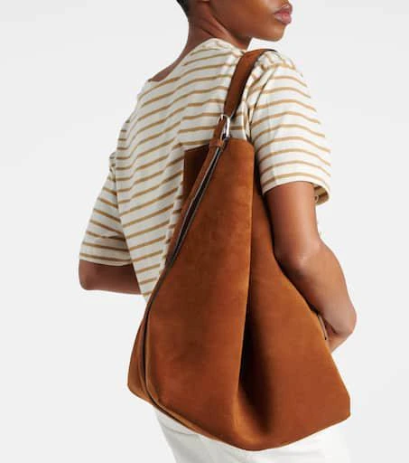 Totême Belted suede tote bag 2