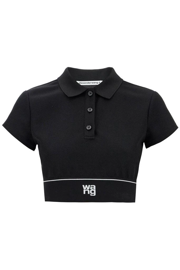 Alexander Wang cheerleader crop top polo 1
