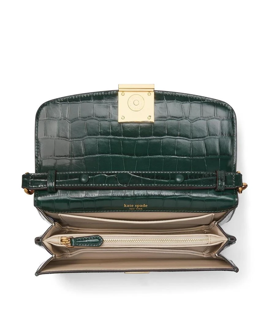Kate Spade Dakota Croc Embossed Leather Small Crossbody 3