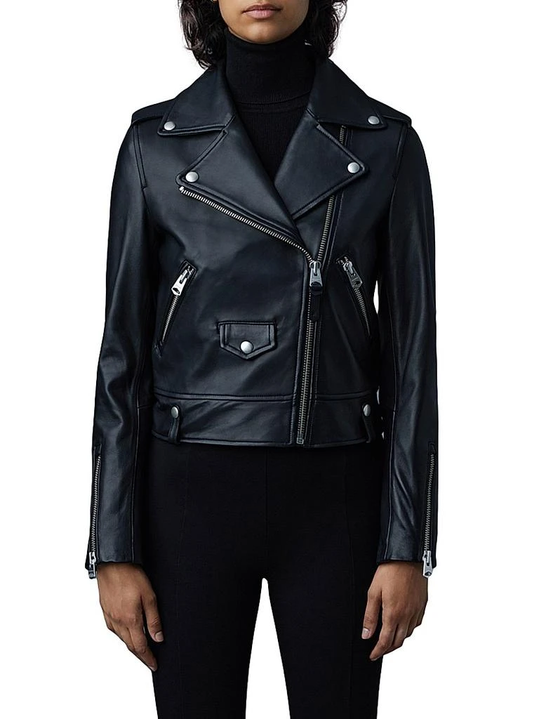 Mackage Baya Lambskin Biker Jacket 3