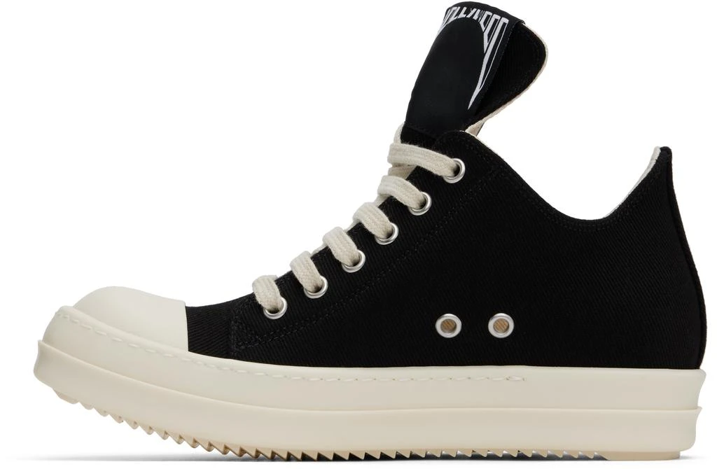 Rick Owens Black Hollywood Low Sneaks Sneakers 3