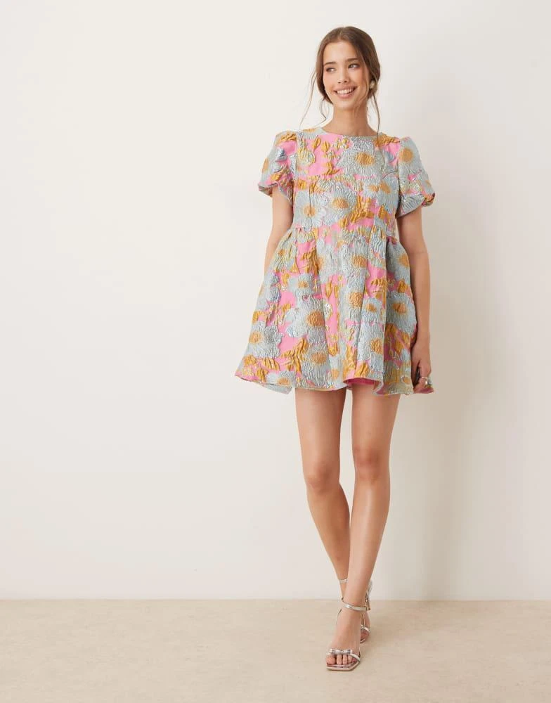 sister jane gold dress Shimmy Bow Mini Dress Golden / Z main image 0