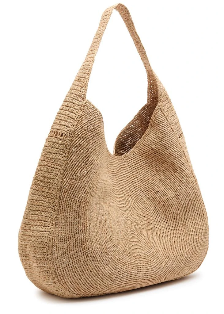 Stella McCartney Logo raffia shoulder bag 2
