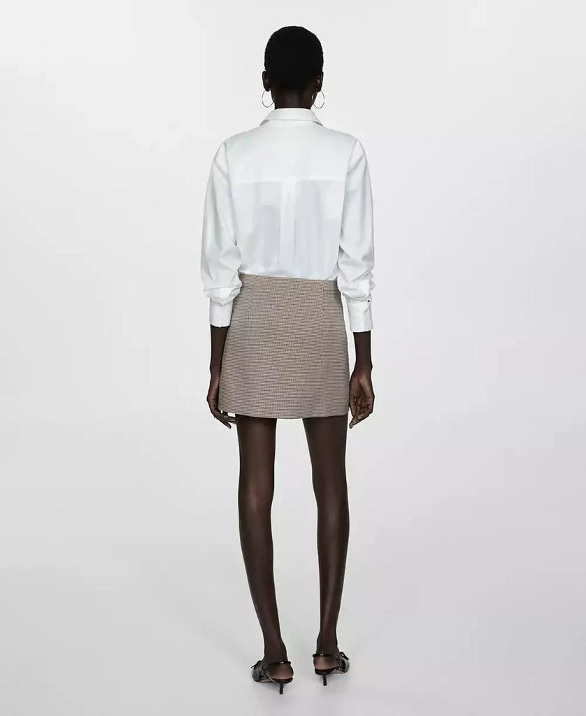Mango Women's Houndstooth Miniskirt 5