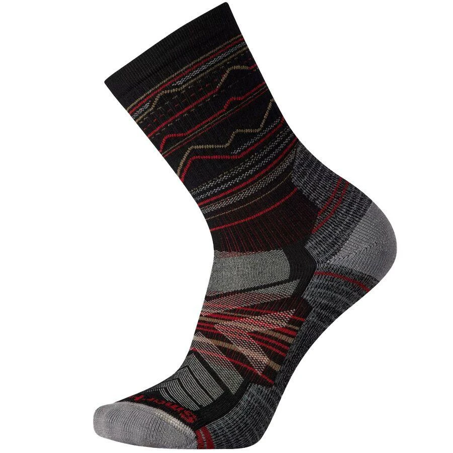 SmartWool Performance Hike Light Cushion Mountain Range Pattern Crew