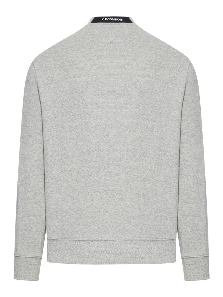 CP Company CREWNECK SWEATSHIRT IN COTTON DIAGONAL RAISED FLEECE LENS