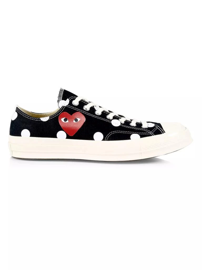 Comme des Garçons PLAY Unisex CdG Play x Converse Men's Polka Dot Low-Top Sneakers 1