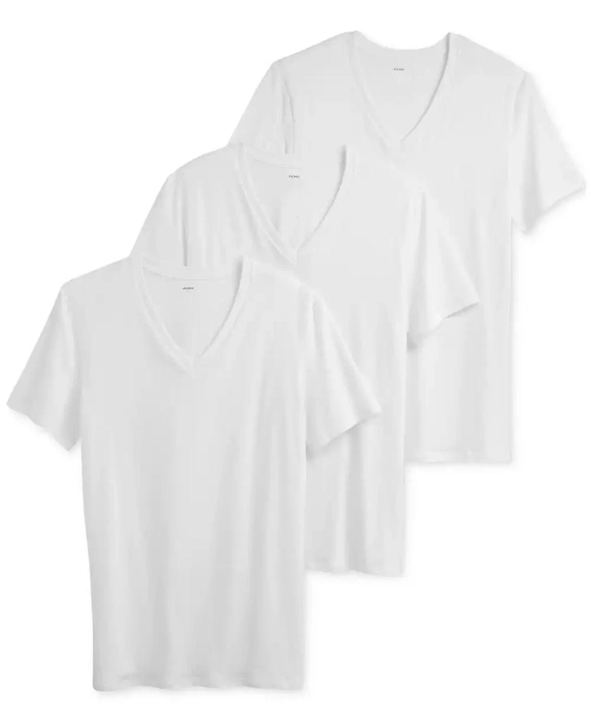 Jockey Men's Smooth Fit Stretch V-Neck T-Shirts, Pack of 3 7