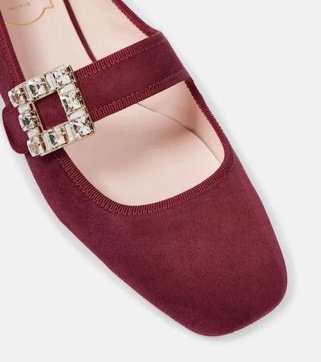 Roger Vivier Très Vivier Babies suede Mary Jane flats 5
