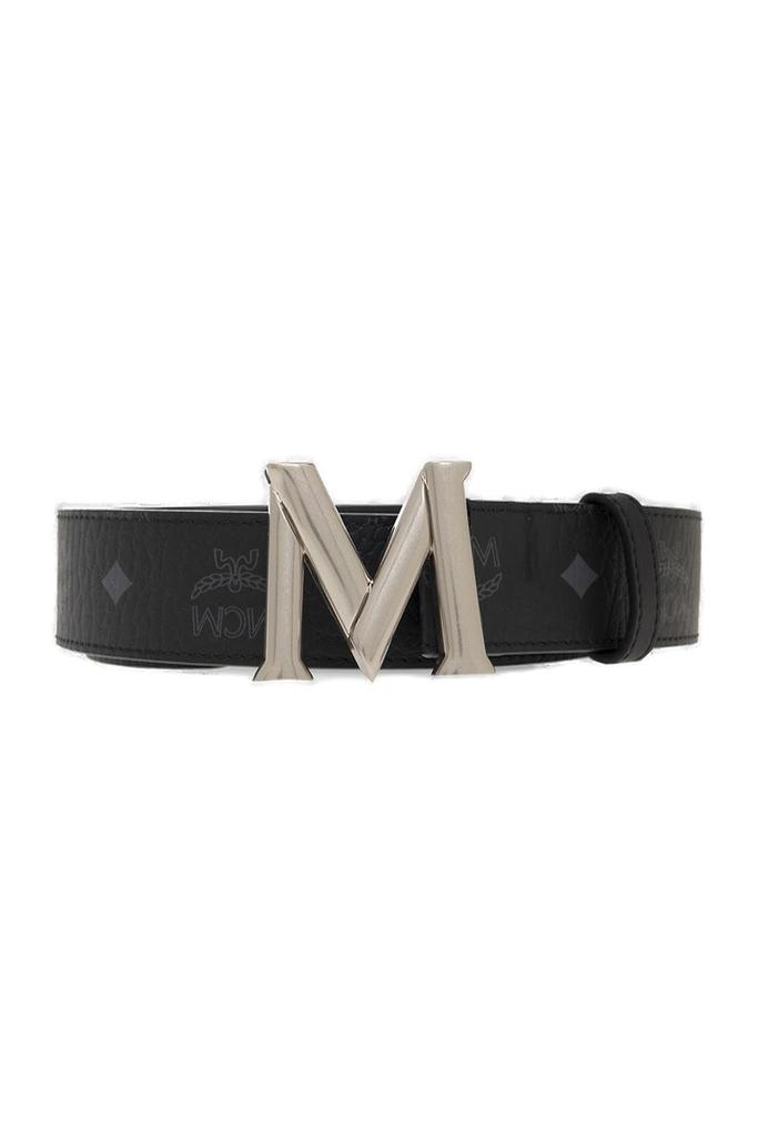 MCM MCM Monogram Logo Buckled Belt