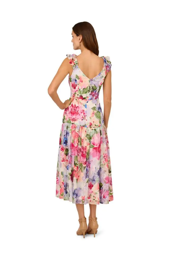 Adrianna Papell Sweetheart midi dress 2