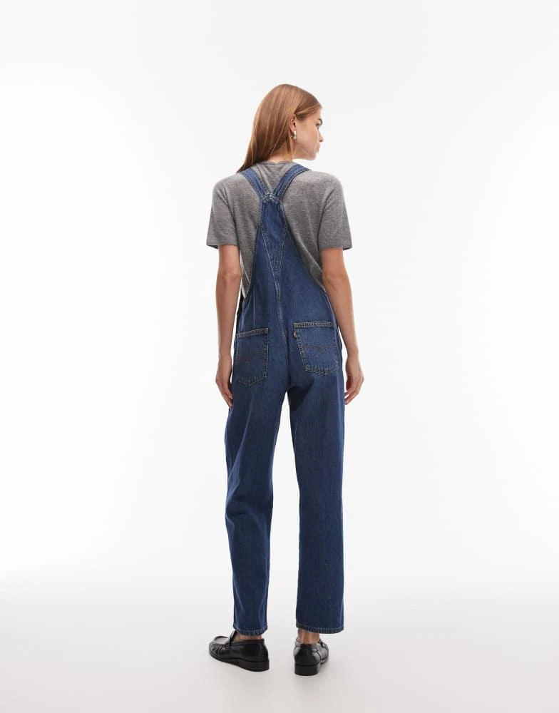 Levi's Levi's vintage overall dungarees in dark wash 3