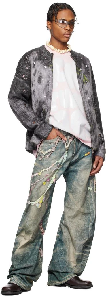 Acne Studios Blue Baggy Fit 1981M Jeans 4