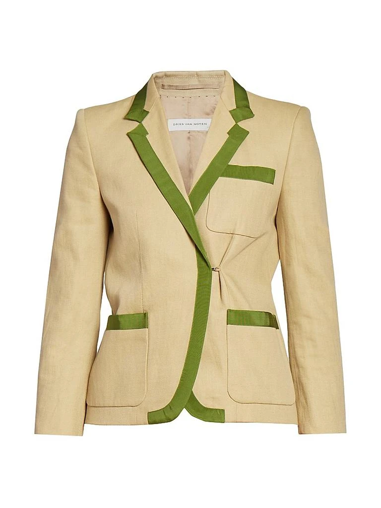 Dries Van Noten Cotton
Linen-Blend Jacket 1