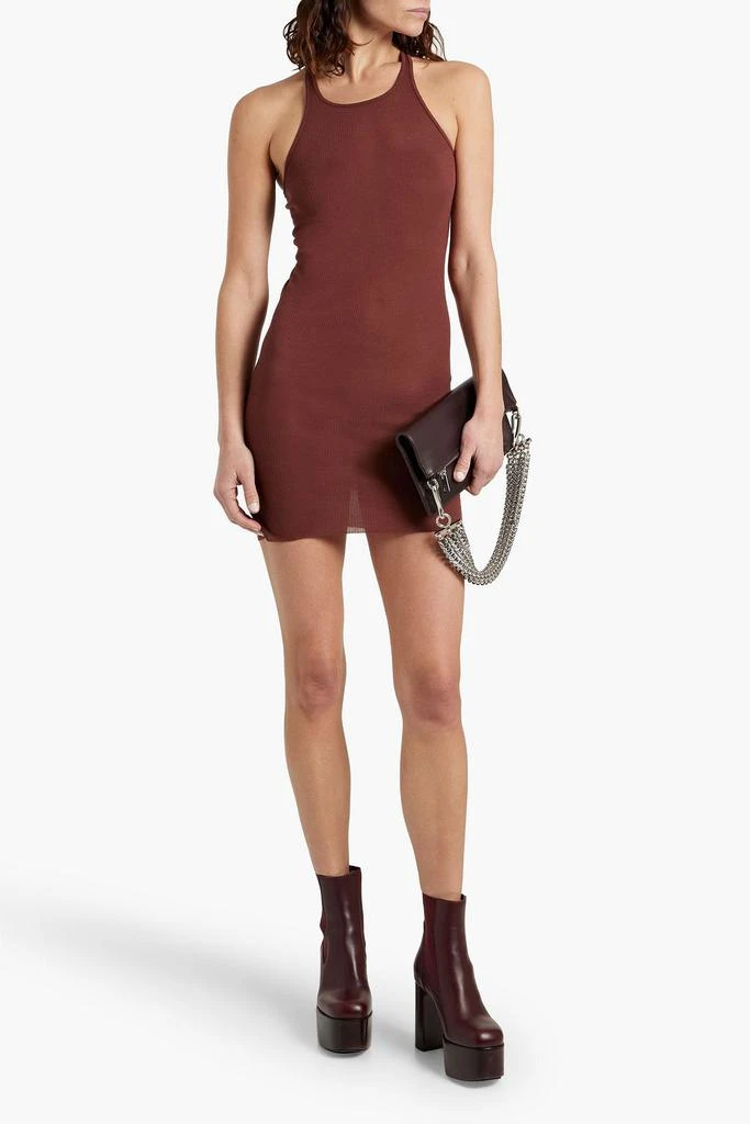 Rick Owens Henna ribbed jersey mini dress 2