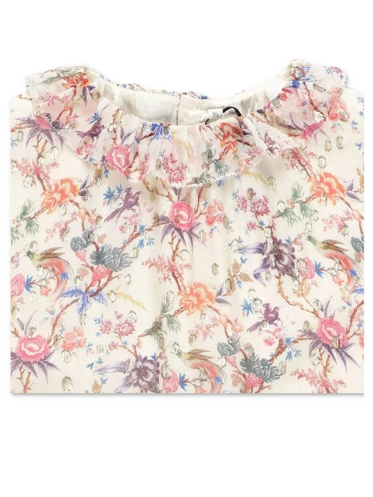 Bonpoint Bonpoint Floral-Print Ruffled Dress, Size 8Y 2
