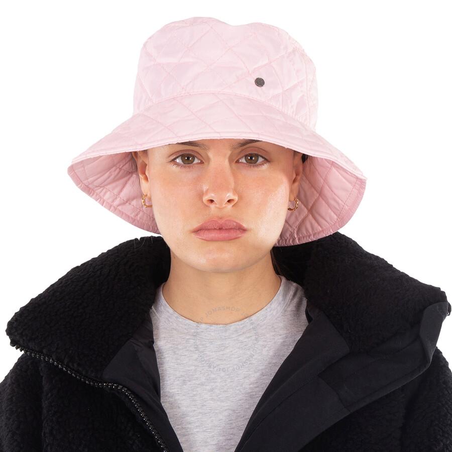 MAISON MICHEL Ladies Pink Angele Quilted Bucket Hat